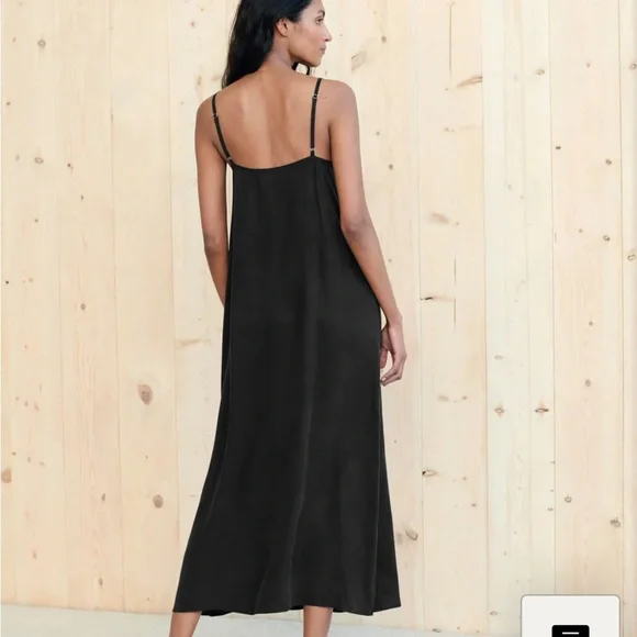 NWOT Jenni Kayne Rio Slip Dress in Black Sz L - Picture 2 of 8